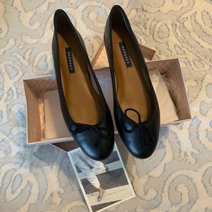 Margaux Demi Black Flats size 39 N